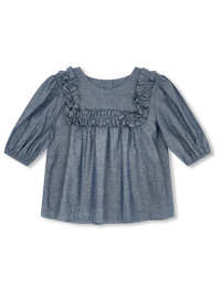 Brynlee Blouse - Dover Denim