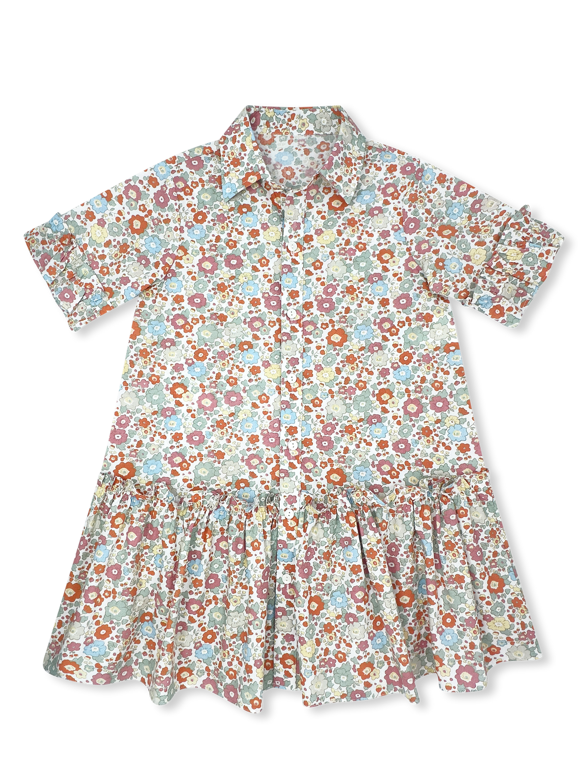 Darcy Dropwaist Dress - Whimsy Blooms