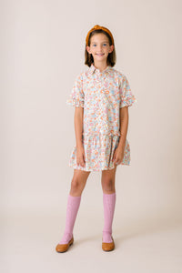 Darcy Dropwaist Dress - Whimsy Blooms