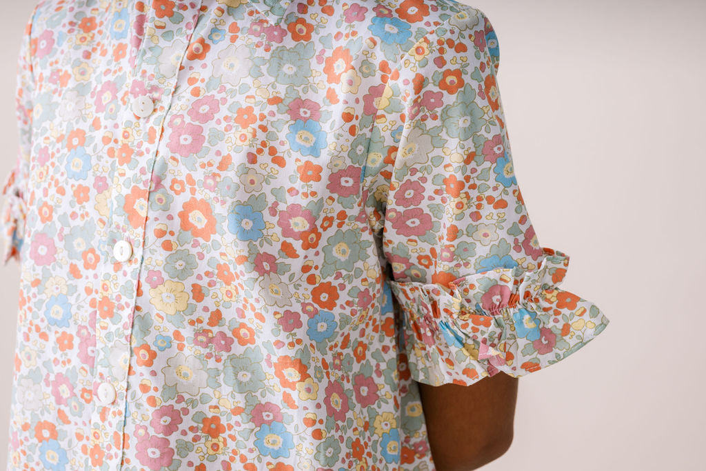 Darcy Dropwaist Dress - Whimsy Blooms