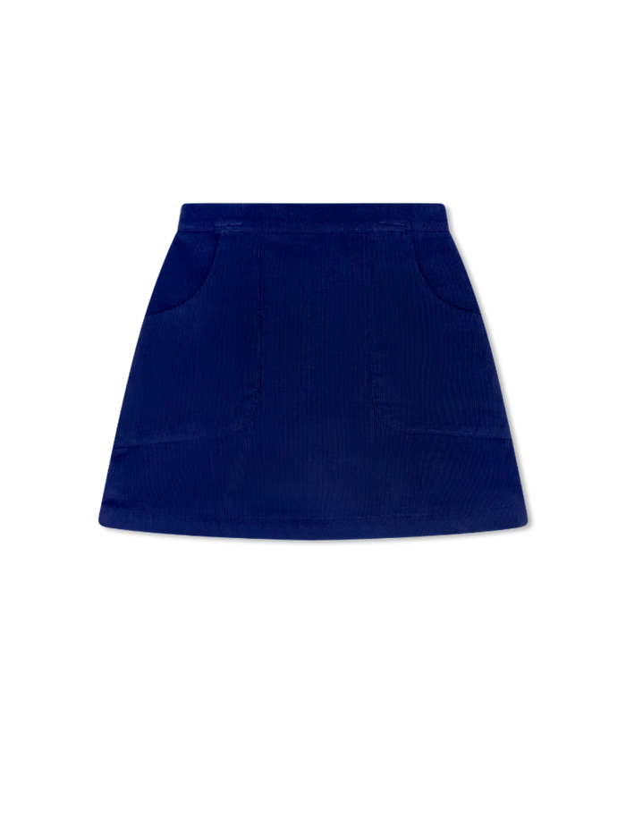 Kristen Skirt - Norwood Navy Corduroy