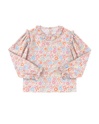 Evelyn Blouse Long Sleeve - Whimsy Blooms