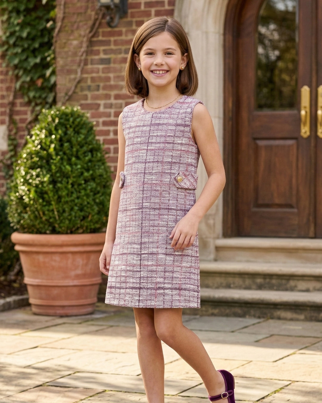 Josephine Dress - Proper Purple
