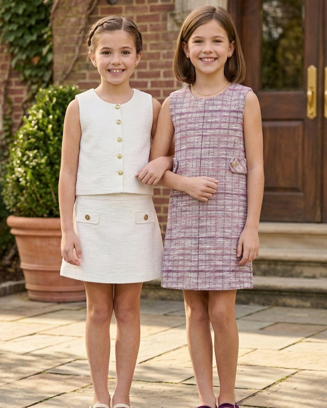 Jackie Top - Proper Cream Tweed