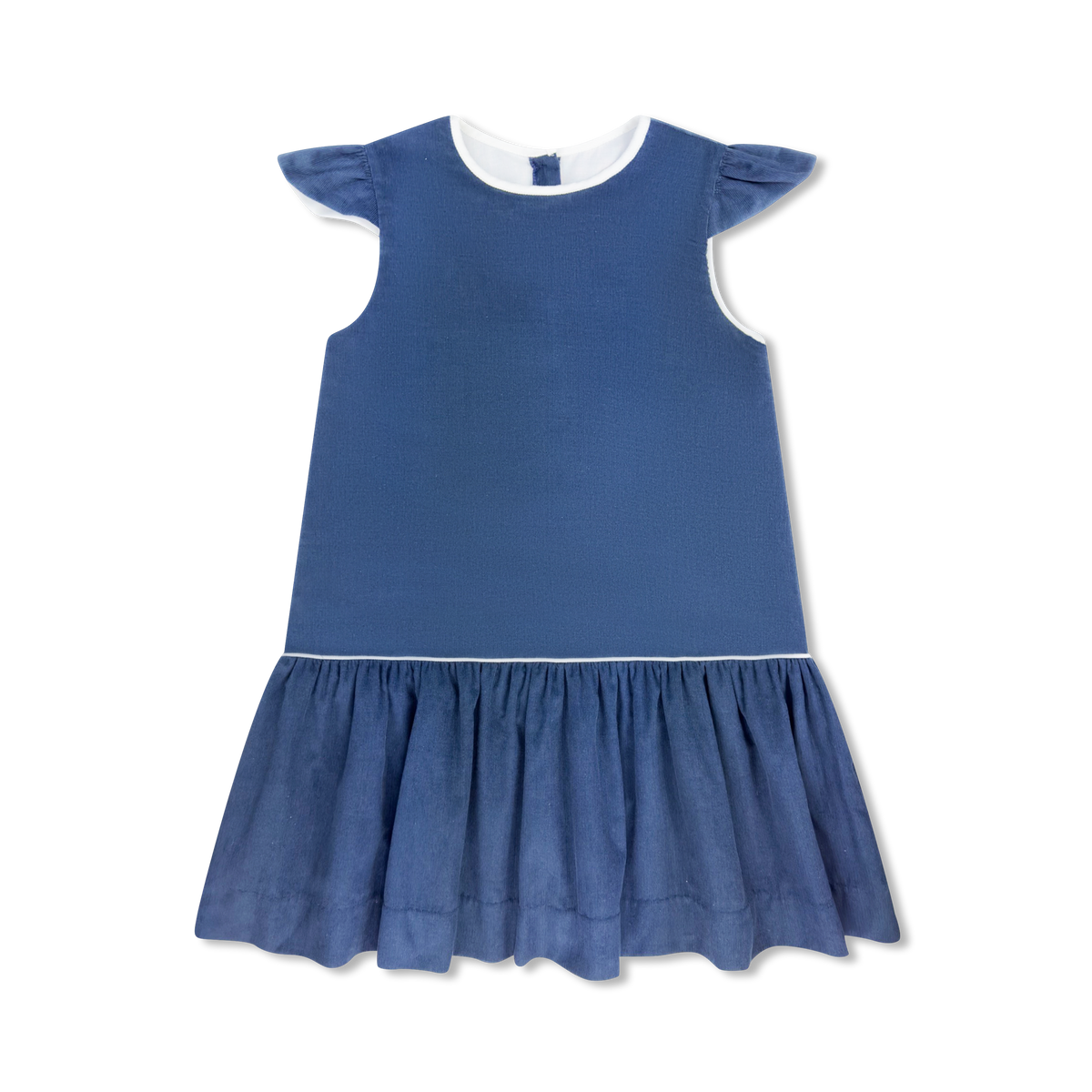 Chloe Dress - Princeton Navy Cord