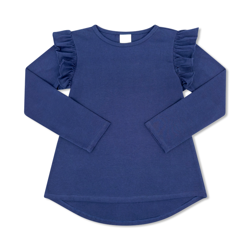 Elizabeth Blouse Long Sleeve - Napa Navy