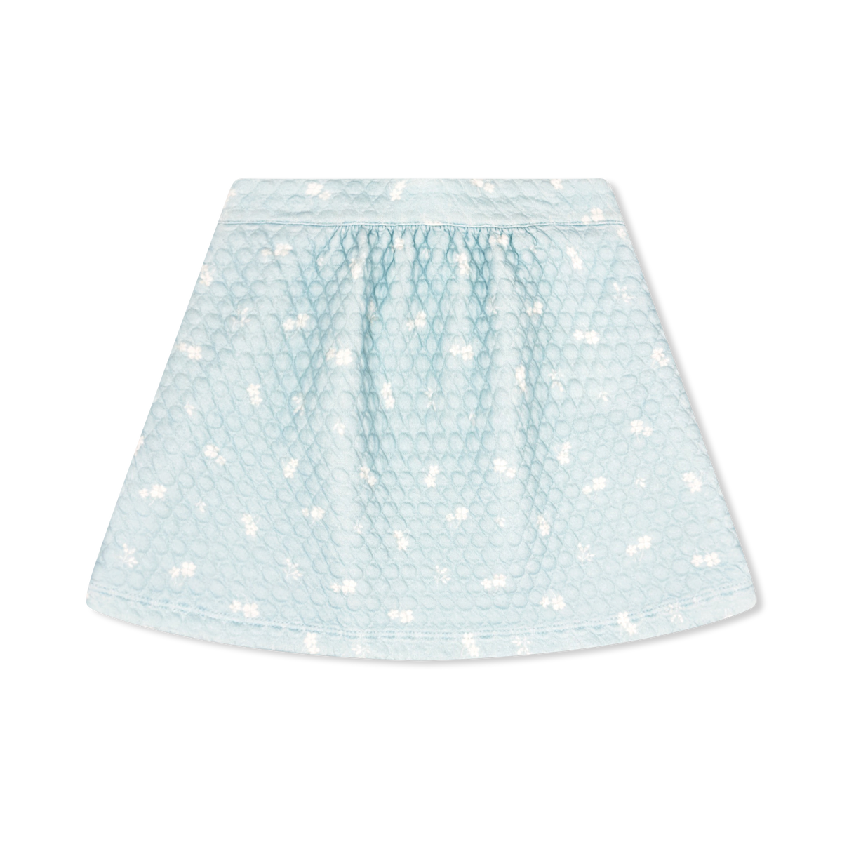 Lacey Skirt - Foster Blue Floral Quilted