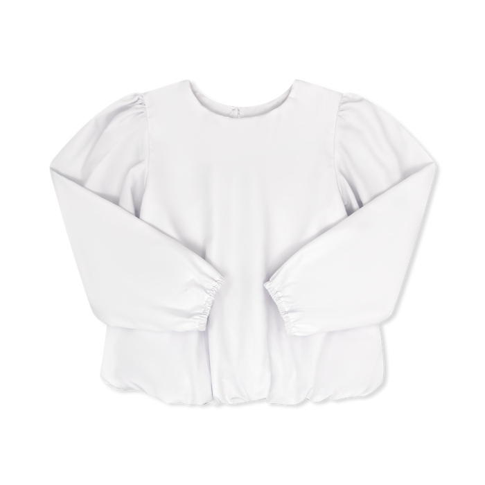 Madison Blouse Long Sleeve - Winter Park White