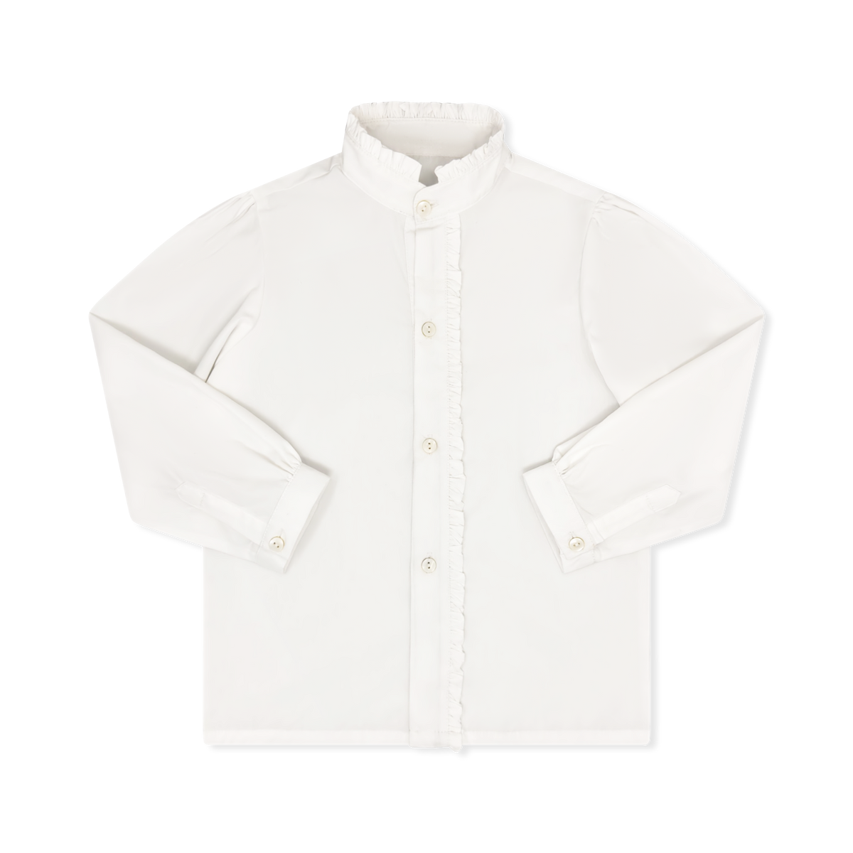 Polly Polo Long Sleeve - Blessings White