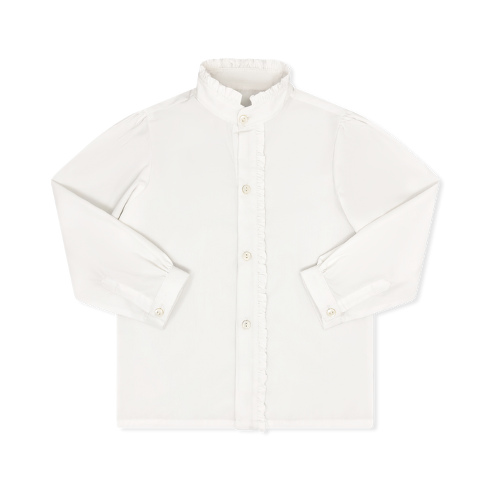 Polly Polo Long Sleeve - Blessings White