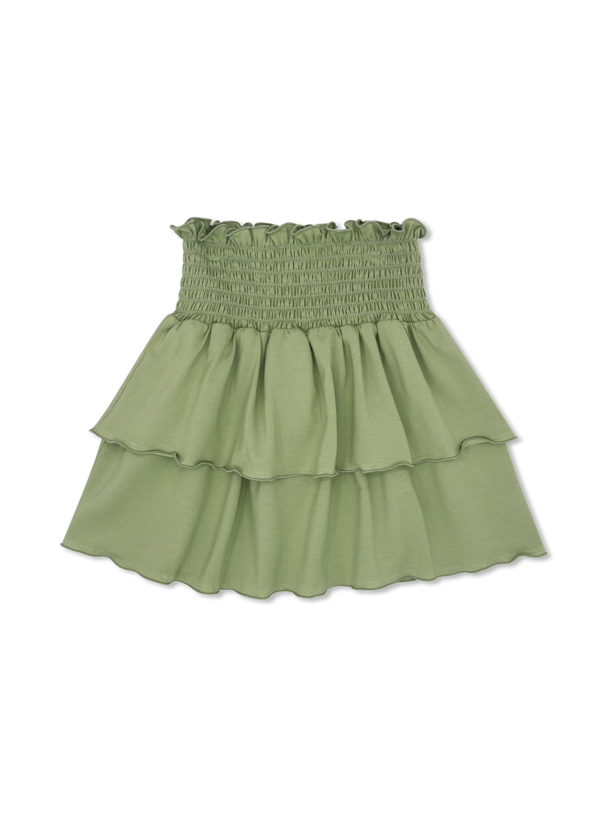 Tatum Tiered Skirt - Saybrook Sage Knit