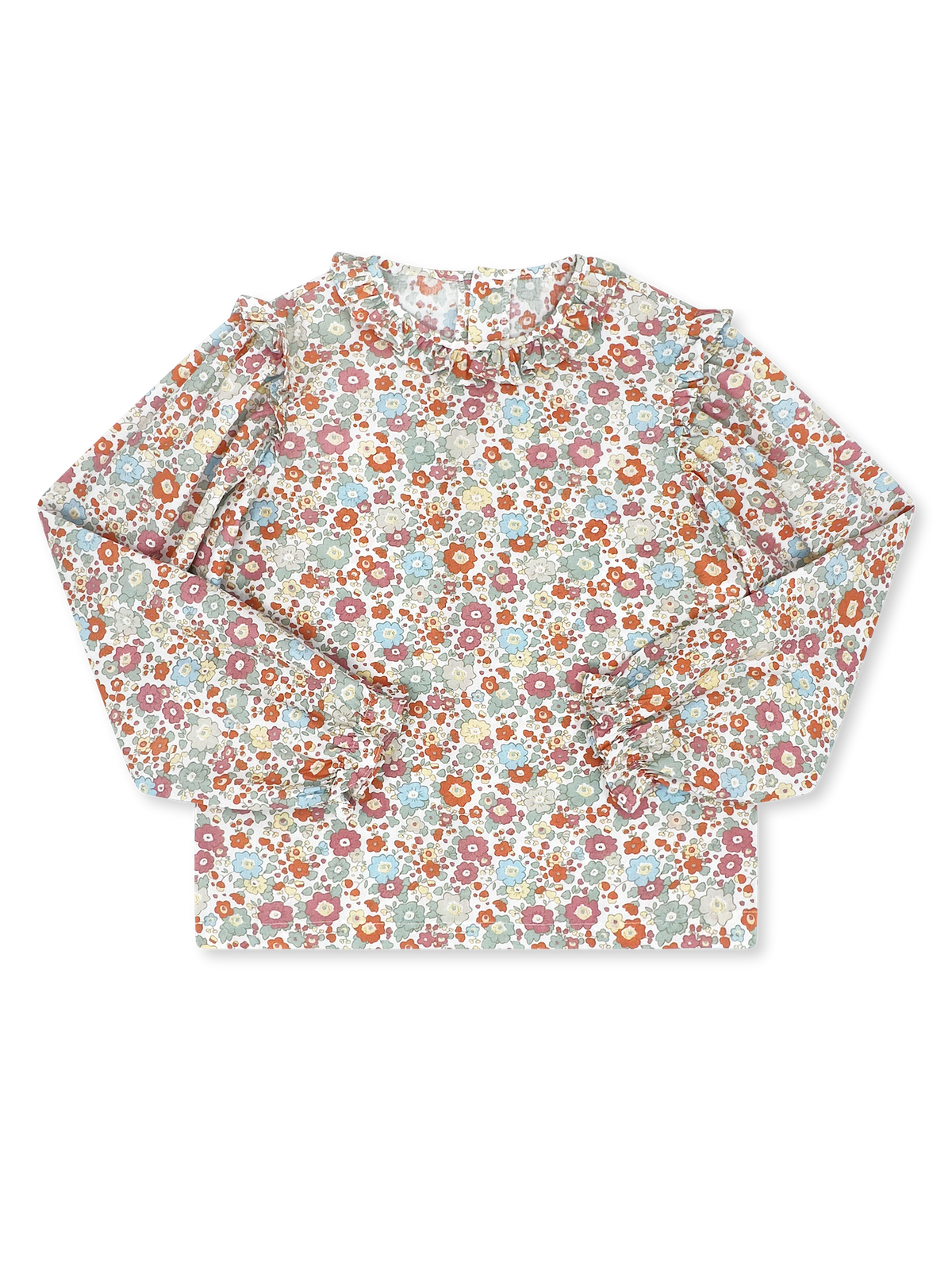 Evelyn Blouse Long Sleeve - Whimsy Blooms