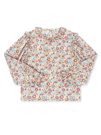 Evelyn Blouse Long Sleeve - Whimsy Blooms