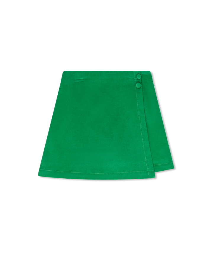 Julia Skirt - Garland Green Corduroy
