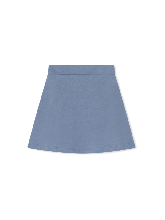 Lacey Skirt - Lake Blue Knit