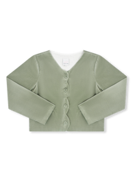 Jordyn Jacket - Leyland Green Velvet