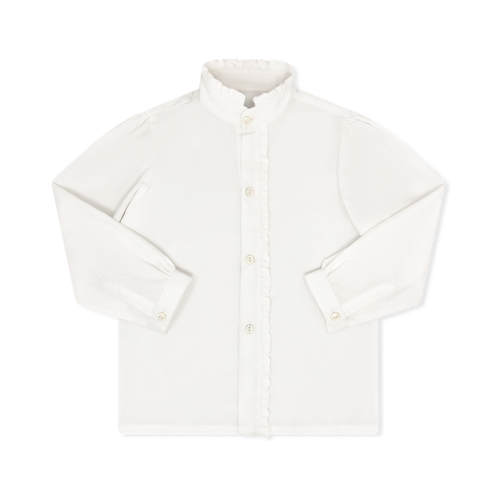 Polly Polo Long Sleeve - Blessings White (FW25)