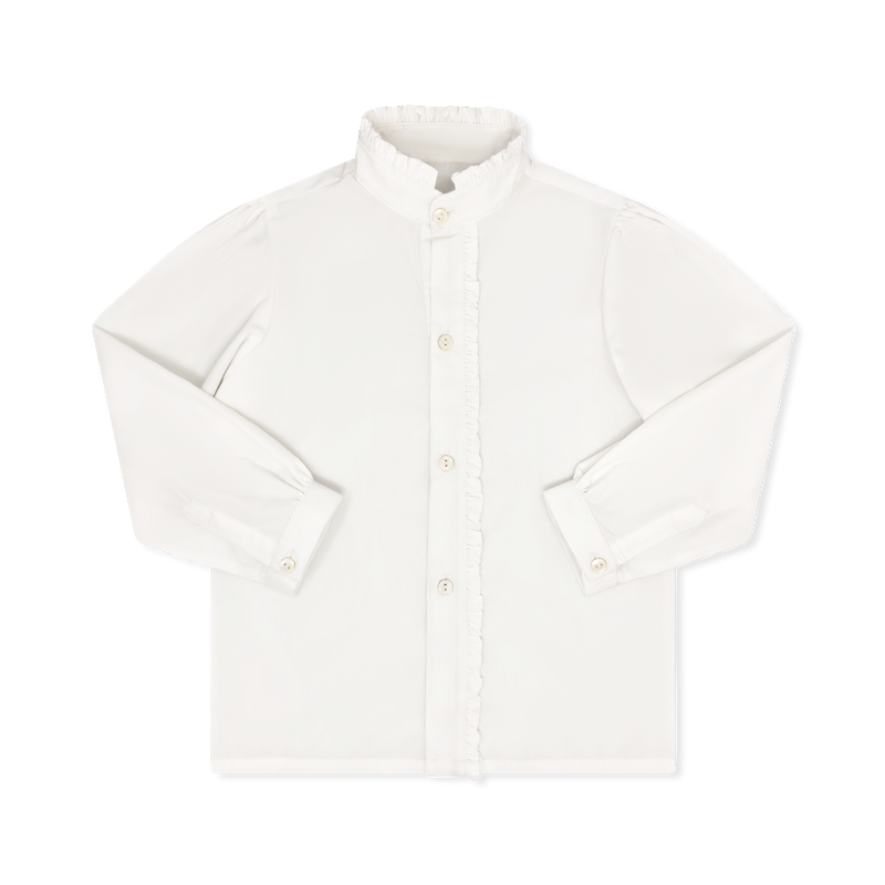 Polly Polo Long Sleeve - Blessings White (FW25)