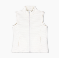 Virginia Vest - Cream Quilted