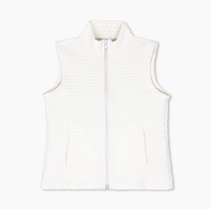 Virginia Vest - Cream Quilted