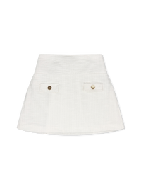 Jackie Skirt - Proper Cream Tweed