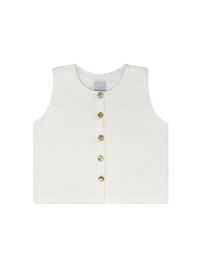 Jackie Top - Proper Cream Tweed