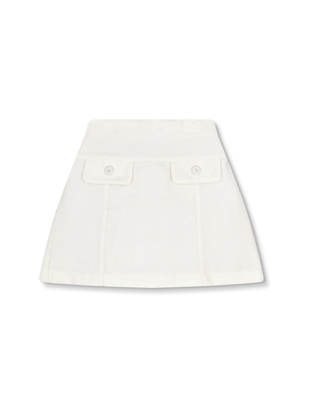 Claire Skirt - Winter White Velvet (FW25)
