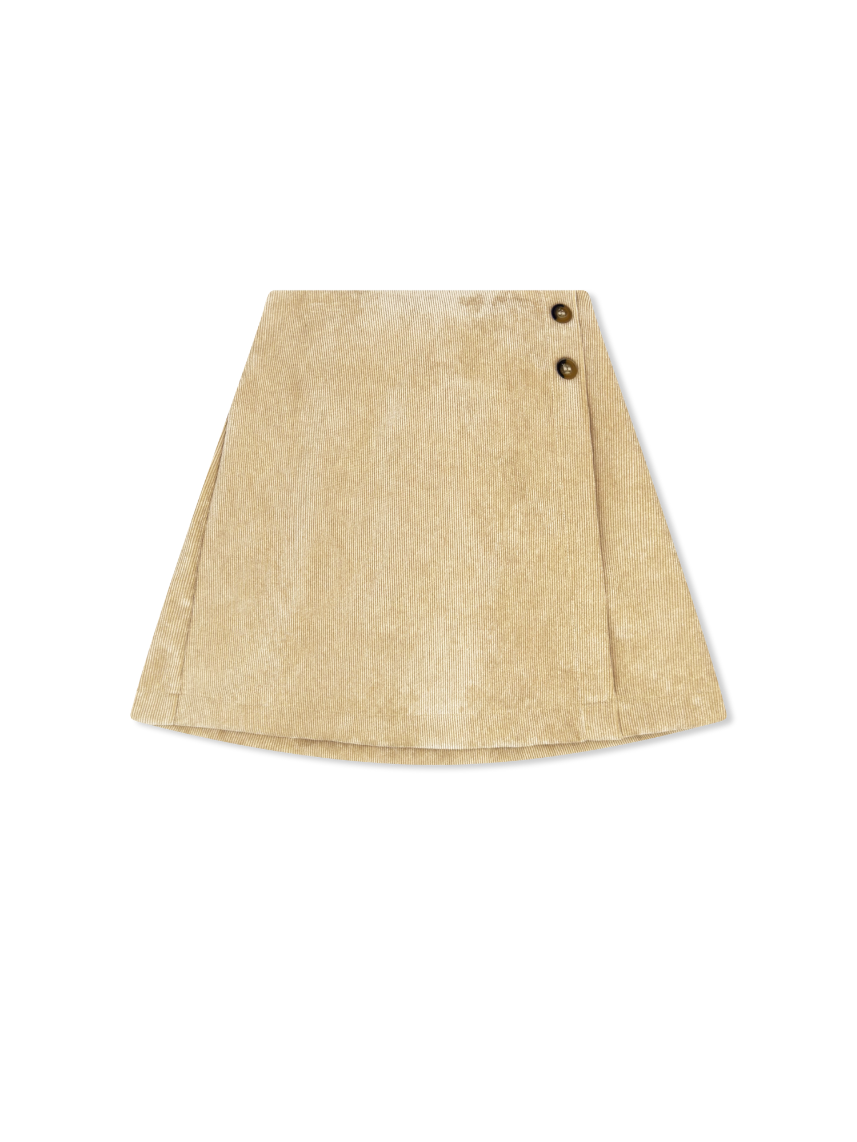 Julia Skirt - Alexandria Khaki Corduroy