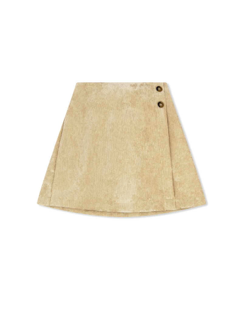 Julia Skirt - Alexandria Khaki Corduroy