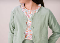 Jordyn Jacket - Leyland Green Velvet