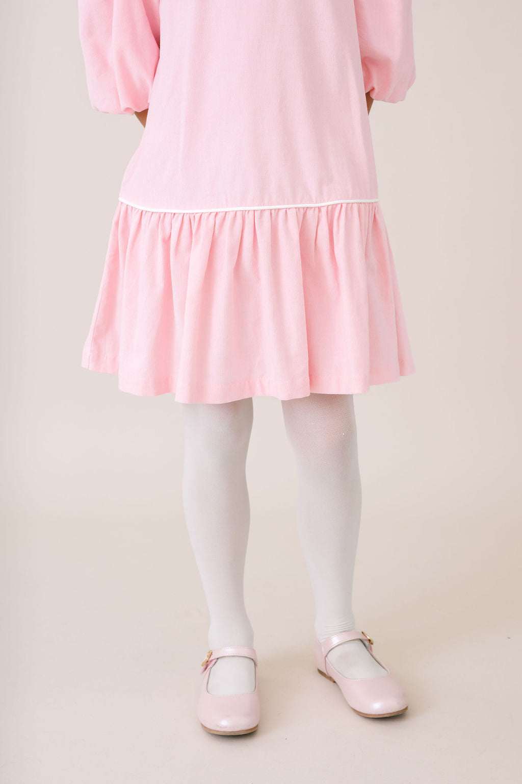 Harper Dress - Prescott Pink Corduroy