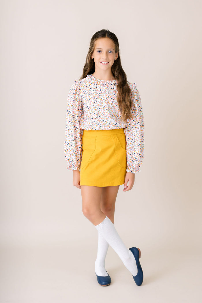 Kristen Skirt - Butterscotch Corduroy