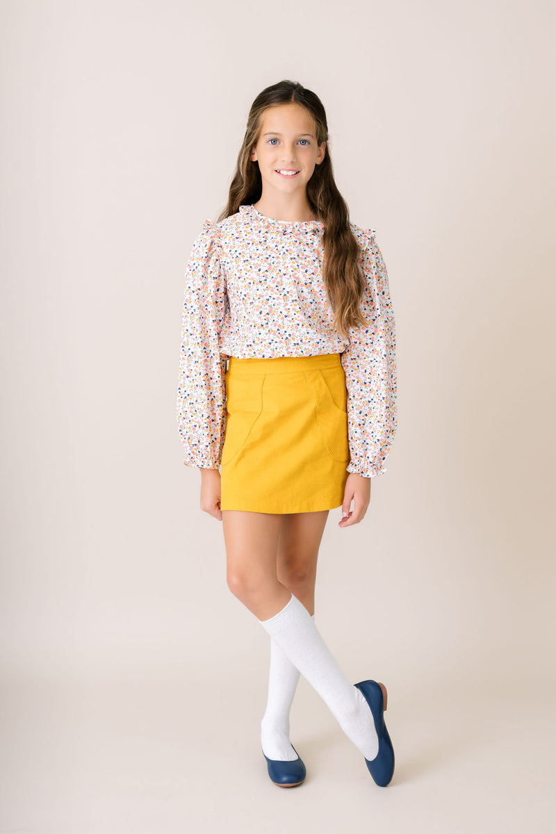 Kristen Skirt - Butterscotch Corduroy