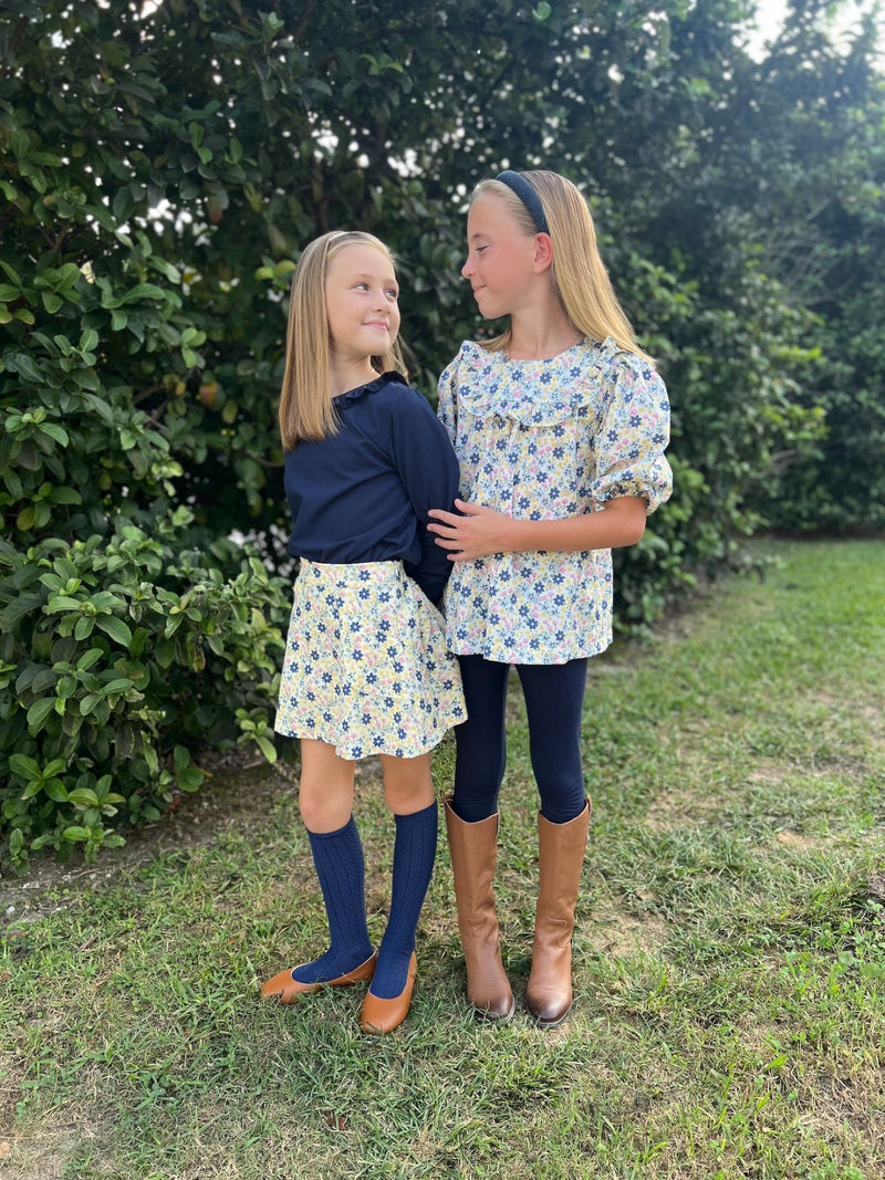 Brynlee Blouse - Lilibet Floral