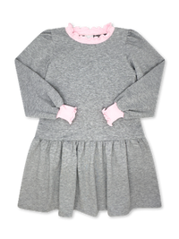 Dorothy Dropwaist Dress - Grayson Grey, Pink