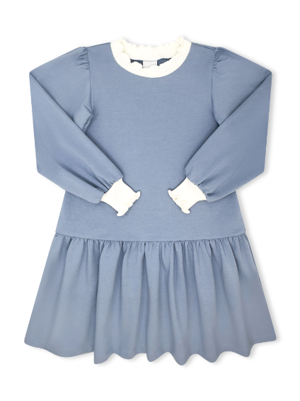 Dorothy Dropwaist Dress - Lake Blue
