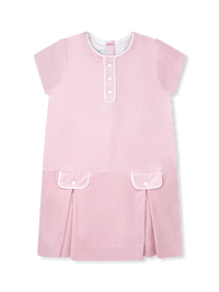 Harriet Dress - Petite Pink Velvet