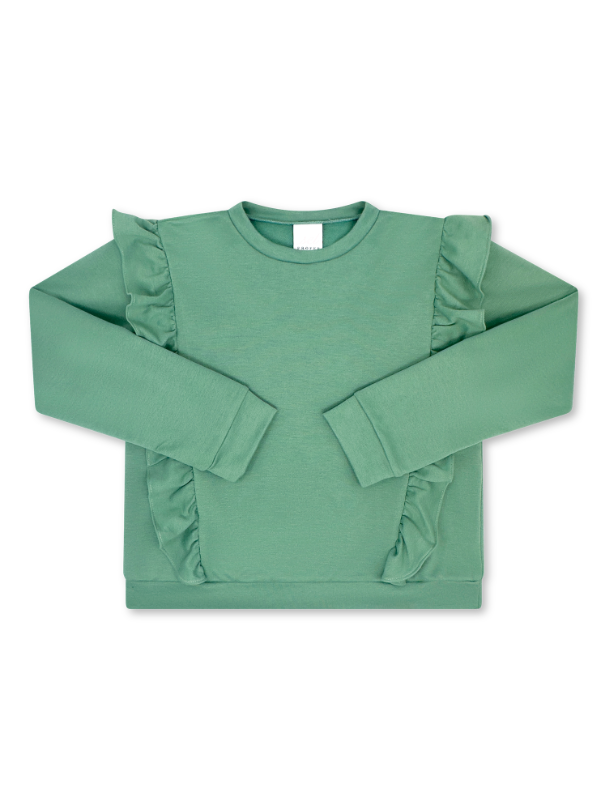 Magnolia Sweatshirt Long Sleeve - Greenfield Green