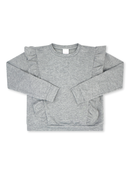 Magnolia Sweatshirt Long Sleeve - Greyson Grey