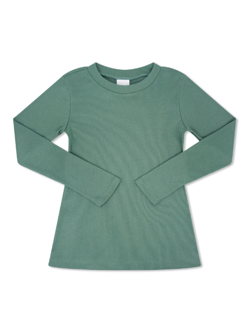 Taryn Ribbed Top - Grandview Green Knit