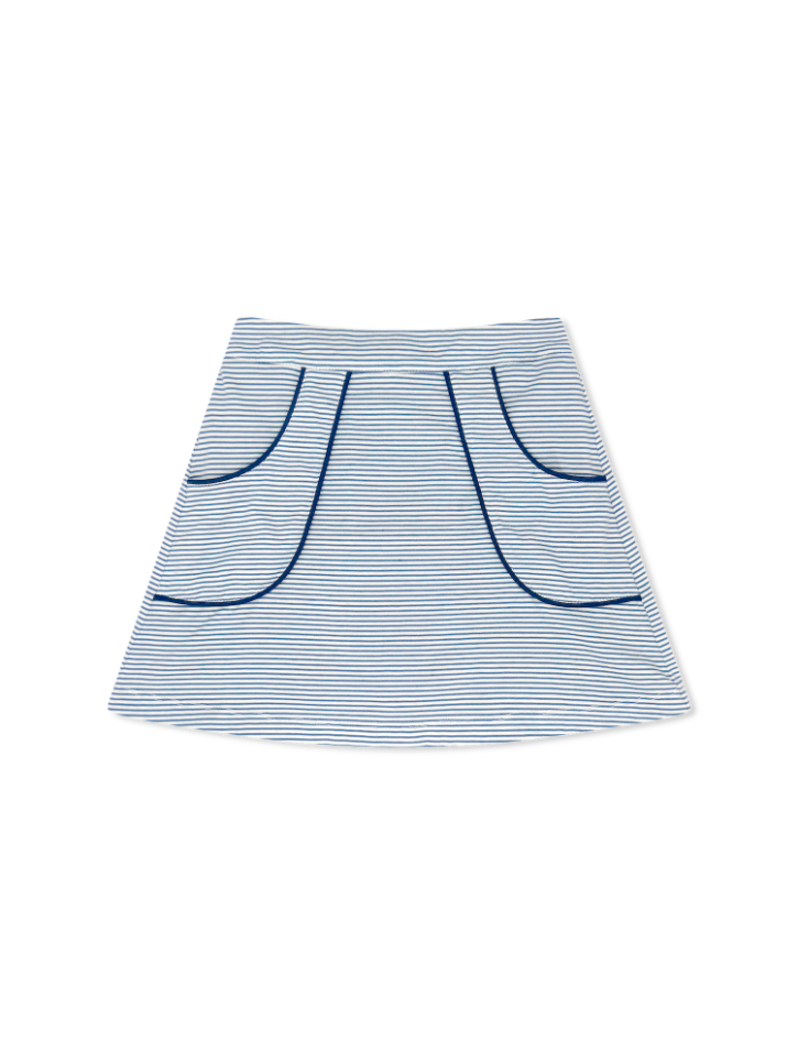 Kristen Skort - Navy Tide, Nightfall Corduroy