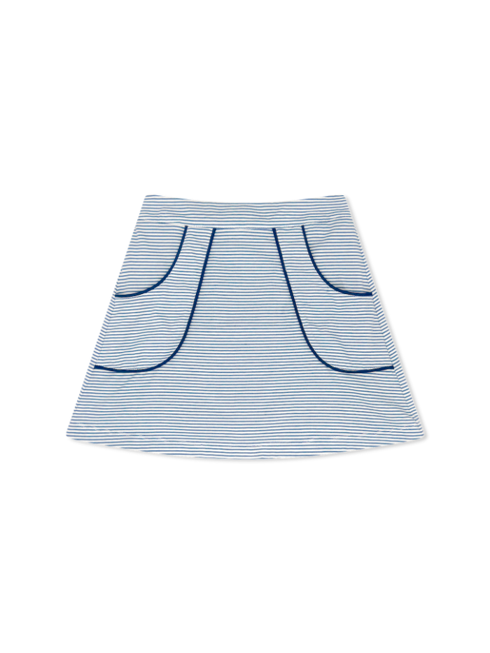 Kristen Skort - Navy Tide, Nightfall Corduroy