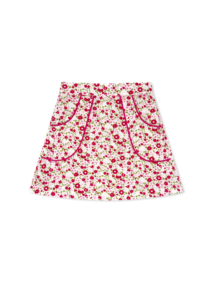 Kristen Skirt - Fuchsia Fields