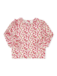 Evelyn Blouse - Fuchsia Fields
