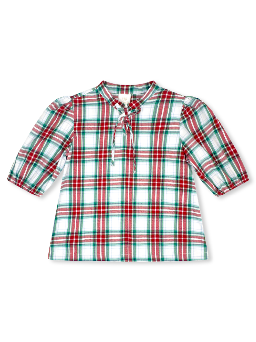Sophia Top - Very Merry Tartan