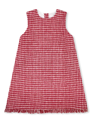 Kensington Fringe Jumper - Hartford Houndstooth