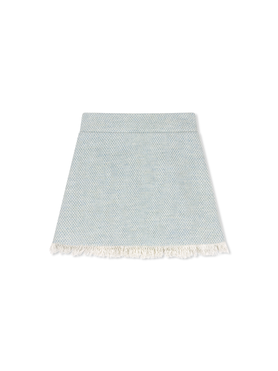 Kensington Fringe Skirt - River Tweed