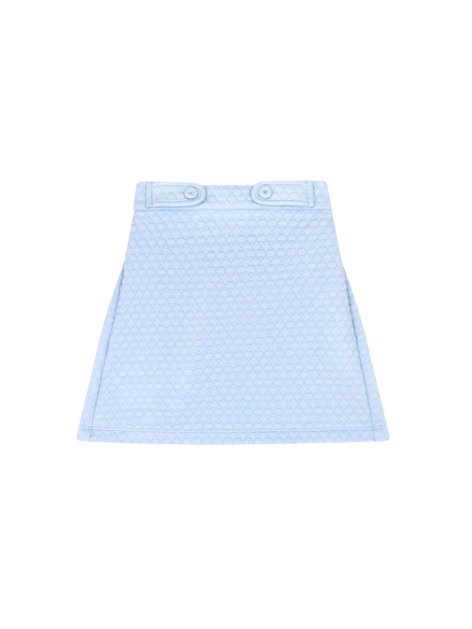Sydney Skirt -  Windy Blue Quilted