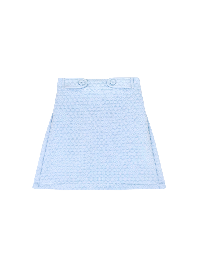 Sydney Skirt -  Windy Blue Quilted