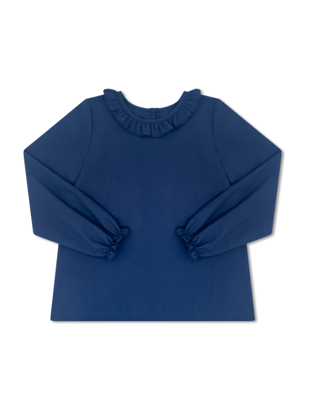 Bella Blouse Long Sleeve - Natchez Navy